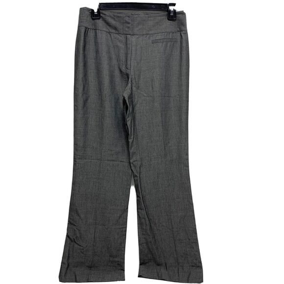Etcetera Pants - Etcetera gray Wool Mohair blend Lined Wide Bottom High Rise Dress Pants Sz 4 Exc